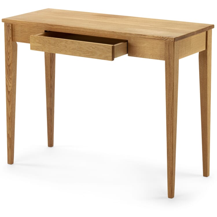 Table console en chêne