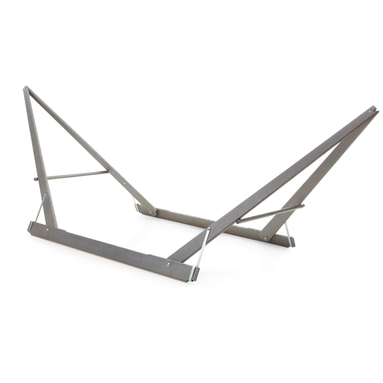 Support pour hamacs pliable en frêne, Gris