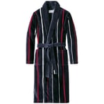 House and bathrobe stripes Dark blue