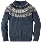 Jersey de cuello redondo para hombre Gris azulado