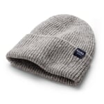 Unisex knitted hat rib Gray