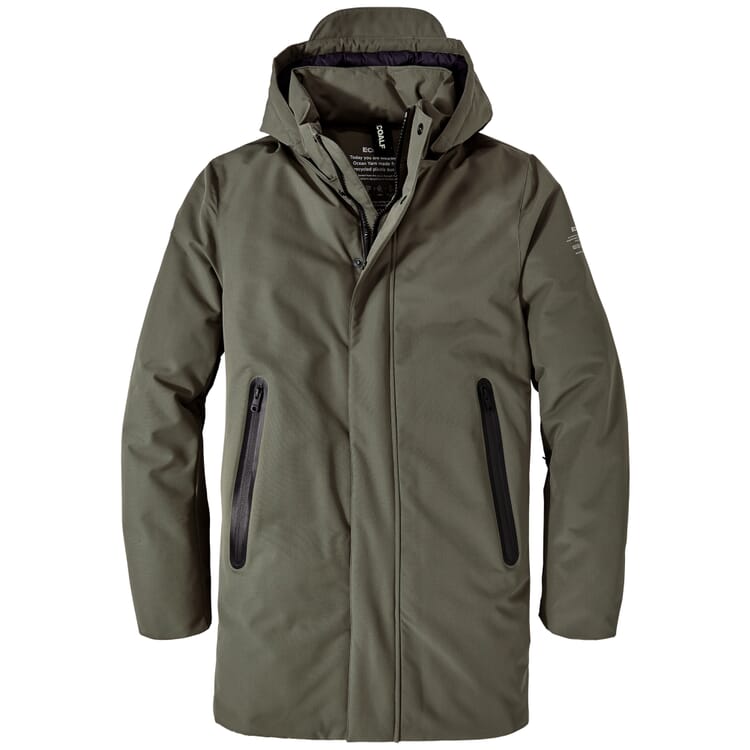 Parka d'hiver pour hommes, Olive