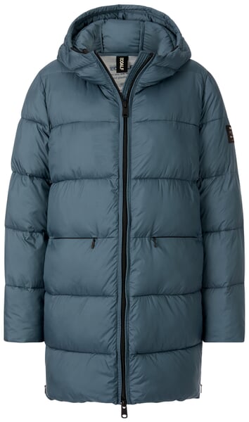 Damen-Steppjacke lang Petrol