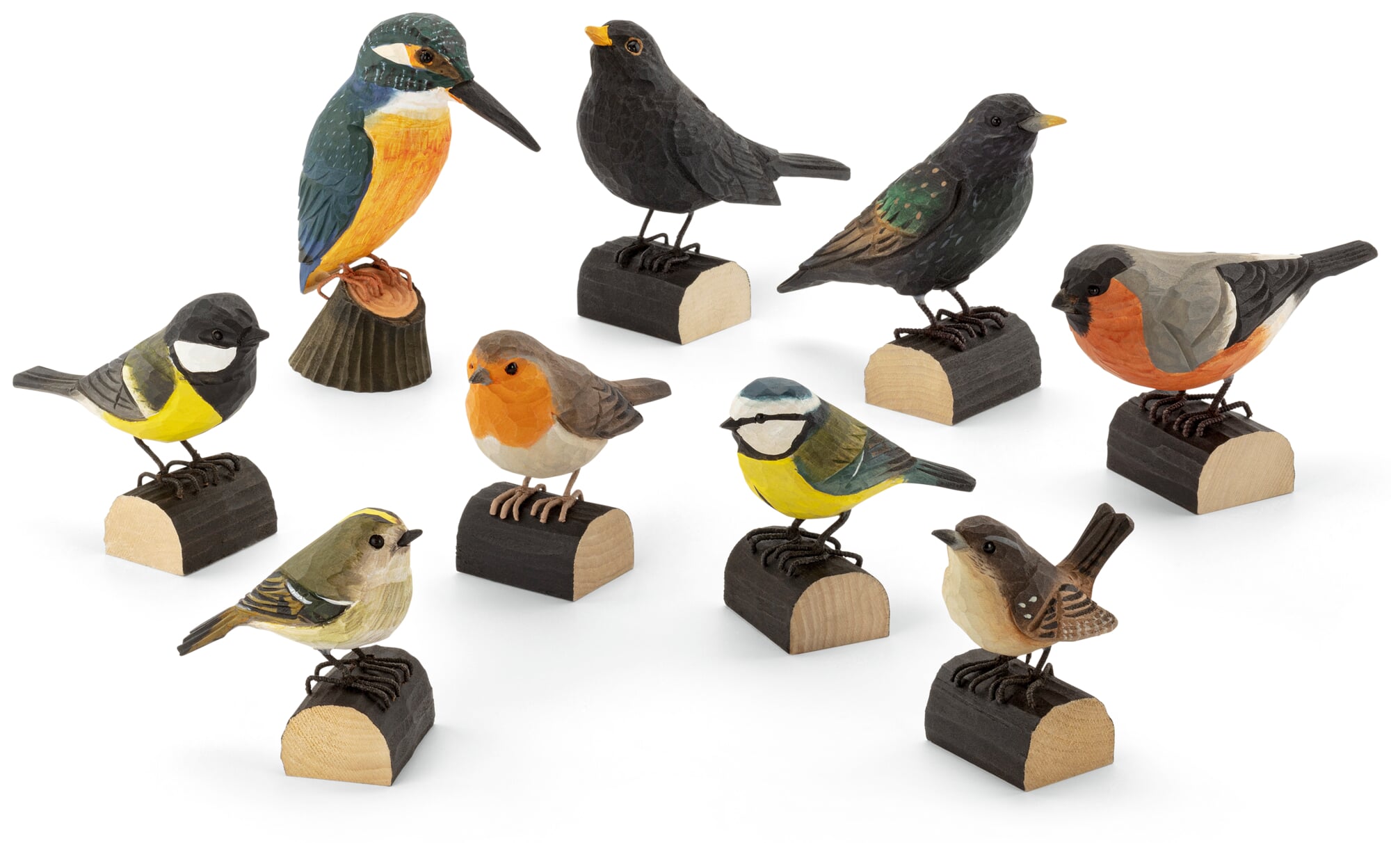 Blackbird lime wood hand carved | Manufactum