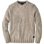 Herrenstrickpullover Naturmelange