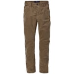 Velvet men's trousers Light brown