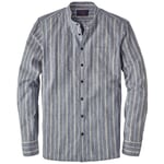 Camicia a righe da uomo Blu