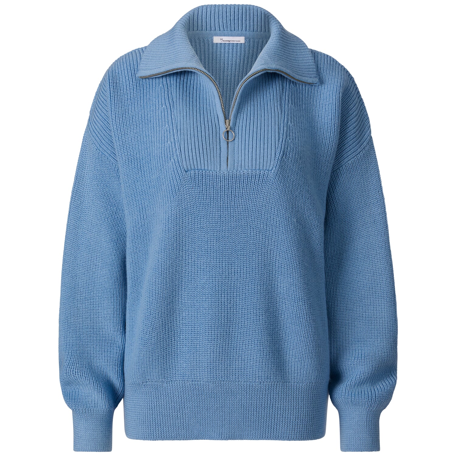 Damen-Stricktroyer, Mittelblau Manufactum