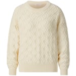 Damenpullover Salinomuster Creme