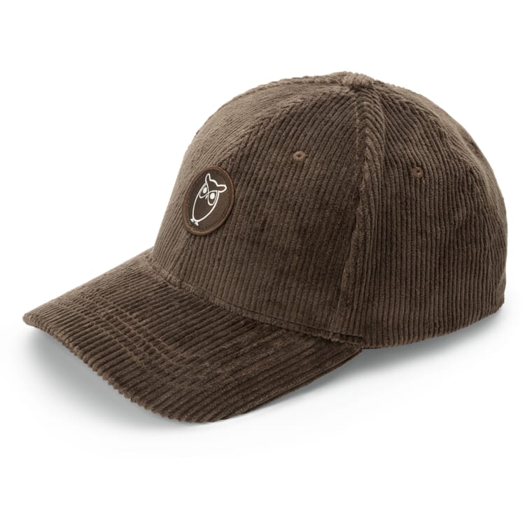 Men's corduroy cap, Brown