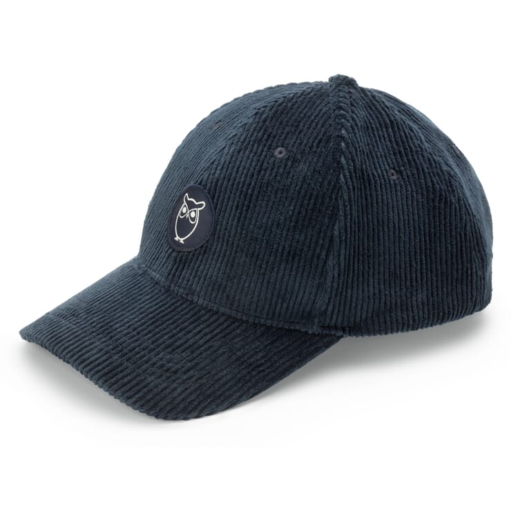 Men's corduroy cap, Dark blue