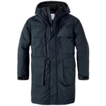Abrigo con capucha para hombre Azul oscuro