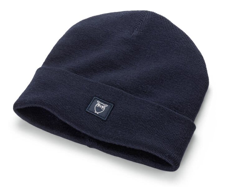 Bonnet tricoté pour homme Bleu foncé