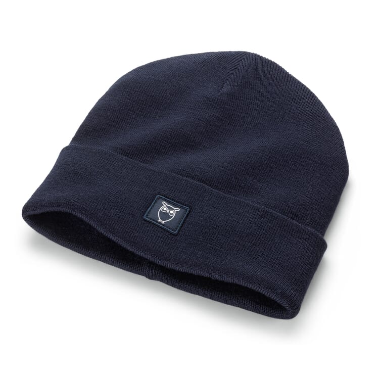 Bonnet tricoté pour homme, Bleu foncé