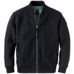 Blouson en laine pour hommes Noir