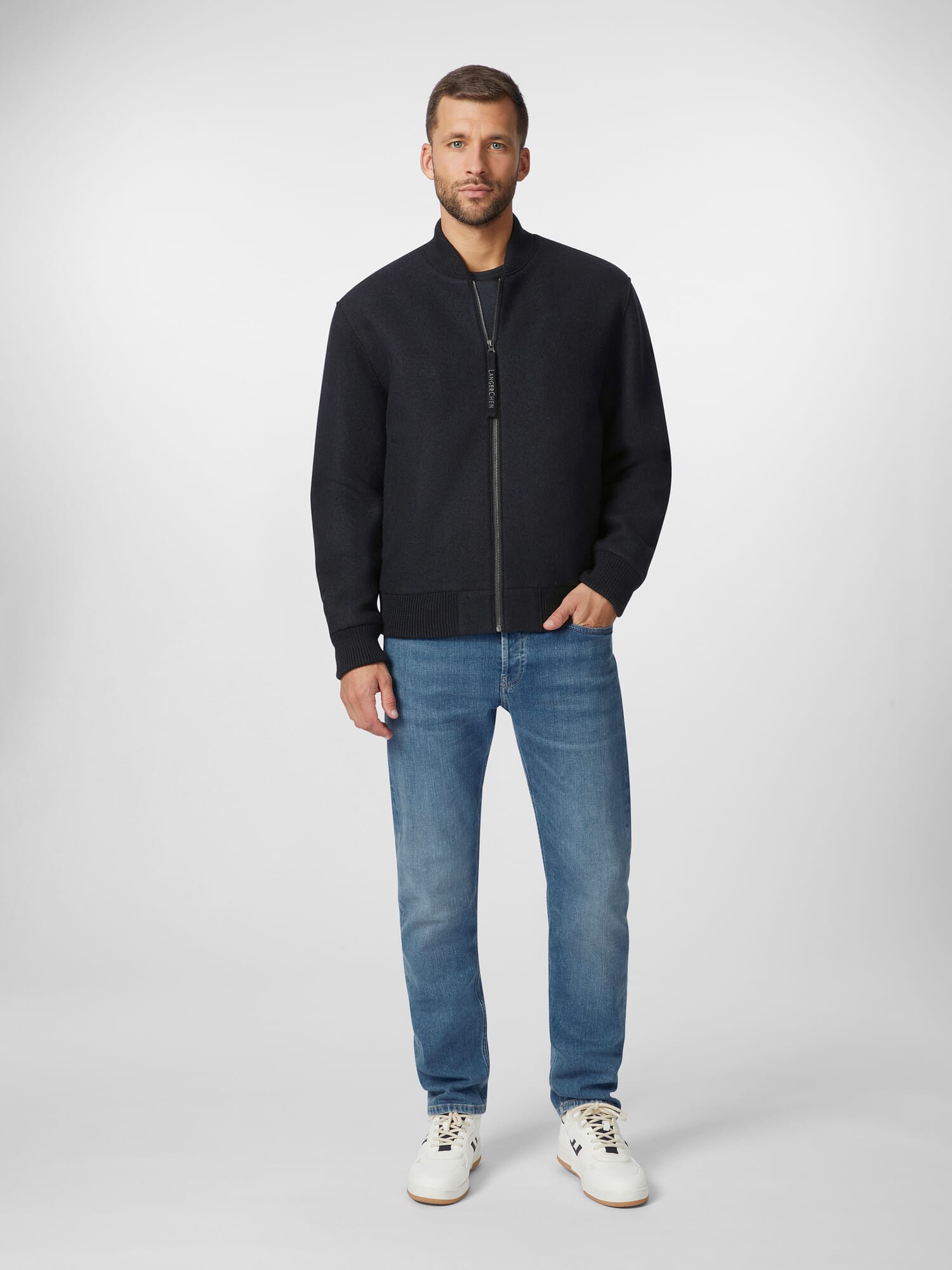 Herrenblouson Wolle, Schwarz | Manufactum 