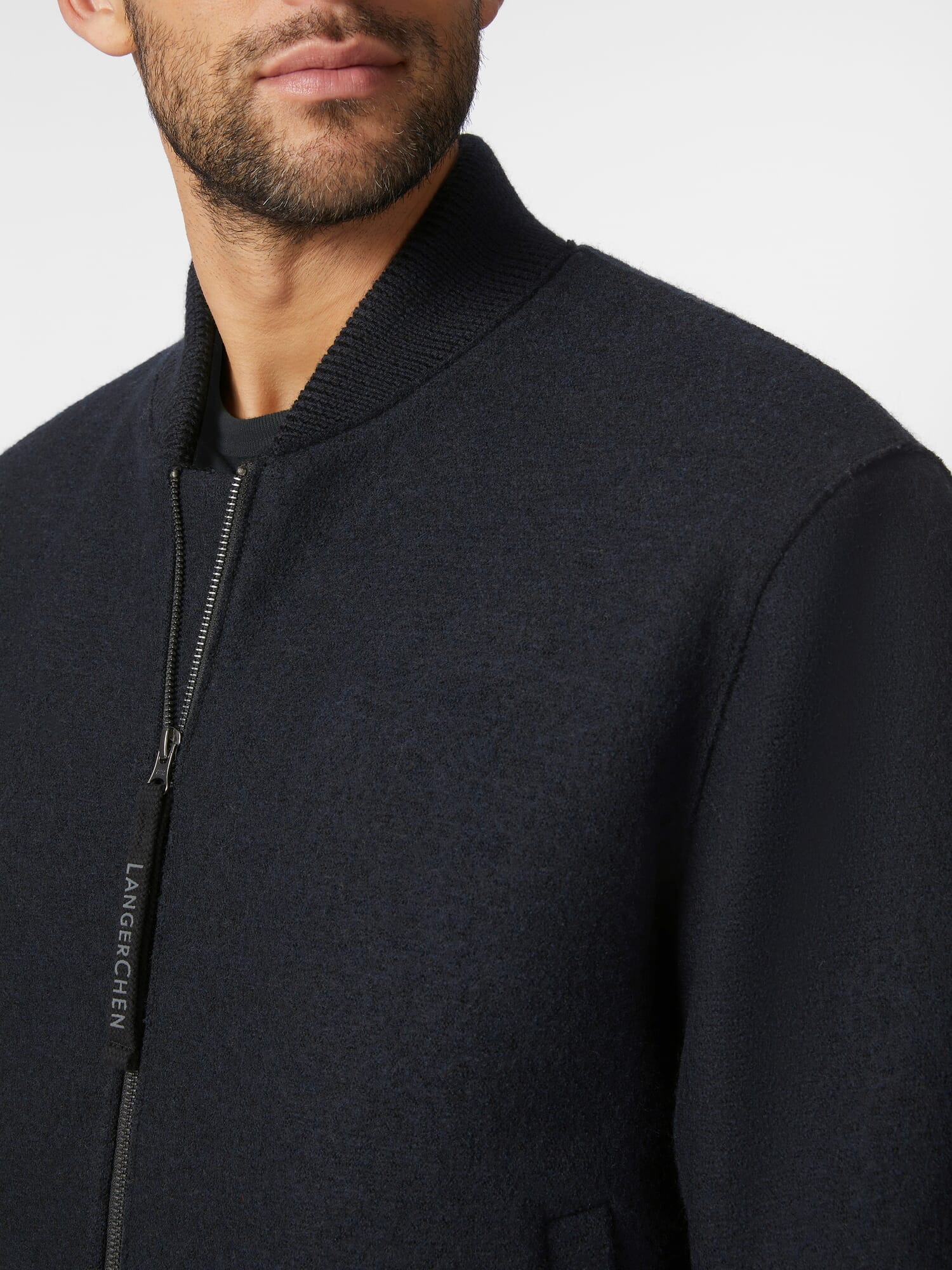 Herrenblouson Wolle, Schwarz | Manufactum 