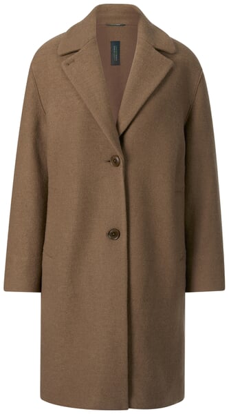 Manteau en laine pour femme Marron