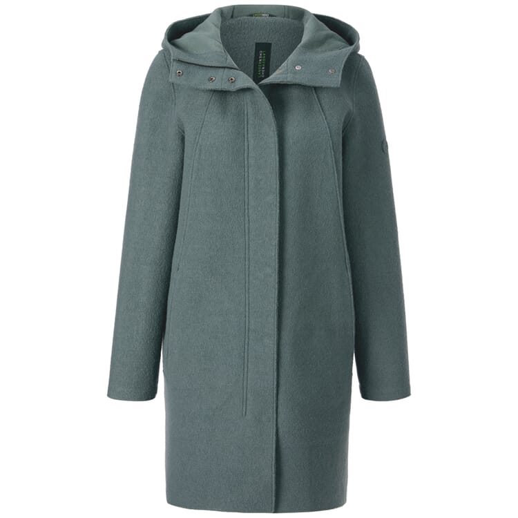 Parka en laine pour femme, Sauge