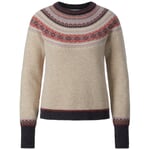 Ladies cropped sweater Natural