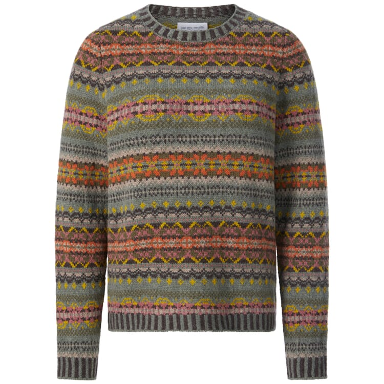 Women’s Lambswool Sweater, Multicolor