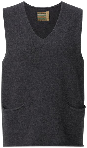 Canotta da donna in maglia Grigio