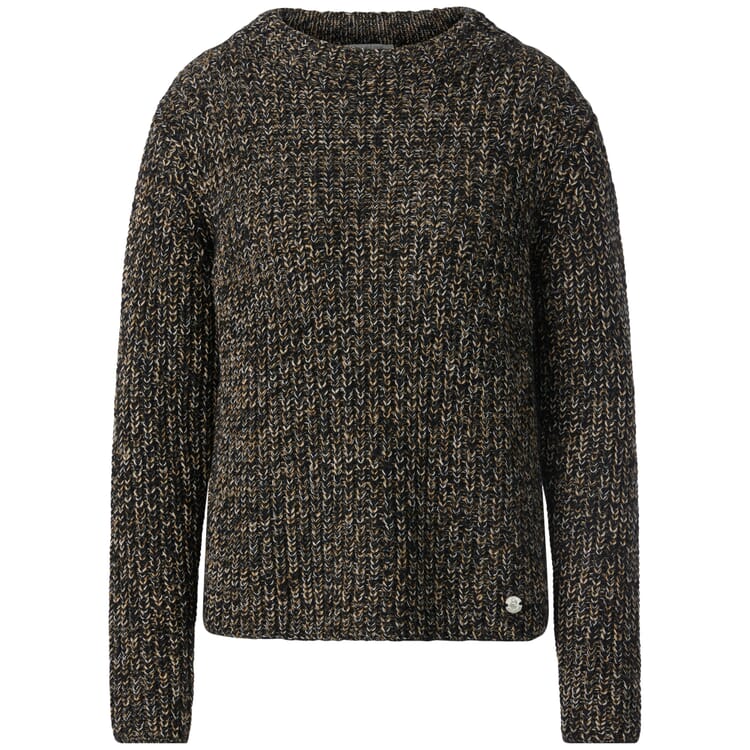 Women's alpaca sweater mottled