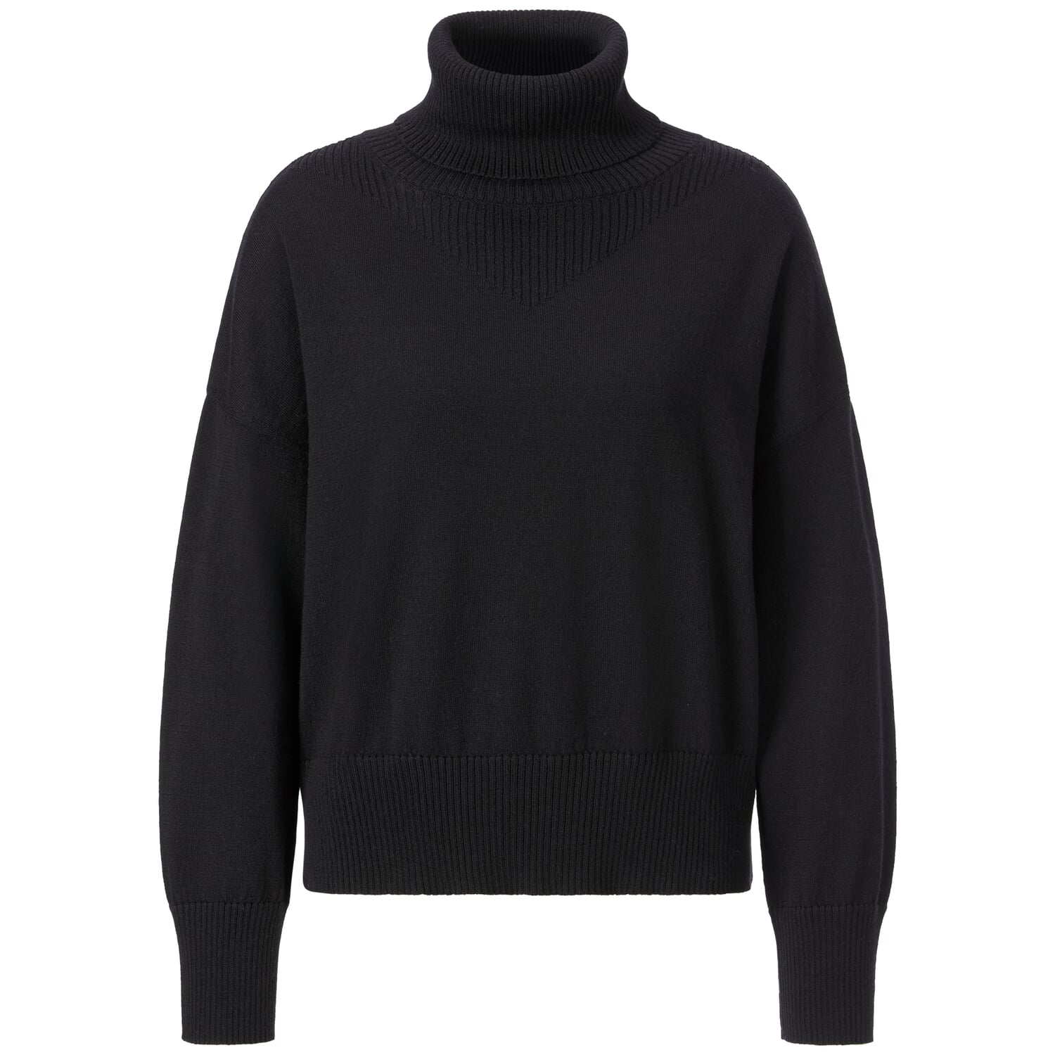 Strick Rollkragenpulli Langer Rollkragenpulli Rollkragen Pullover