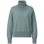 Pull à col roulé pour femme Vert moyen