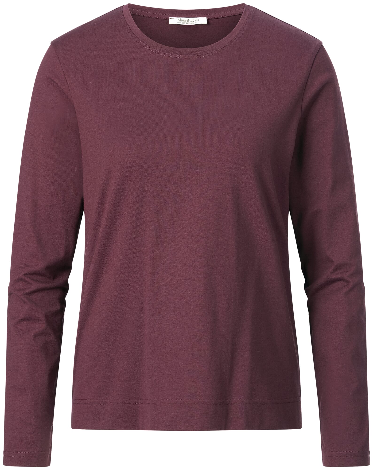 Burgundy long sleeve shirt womens best sale