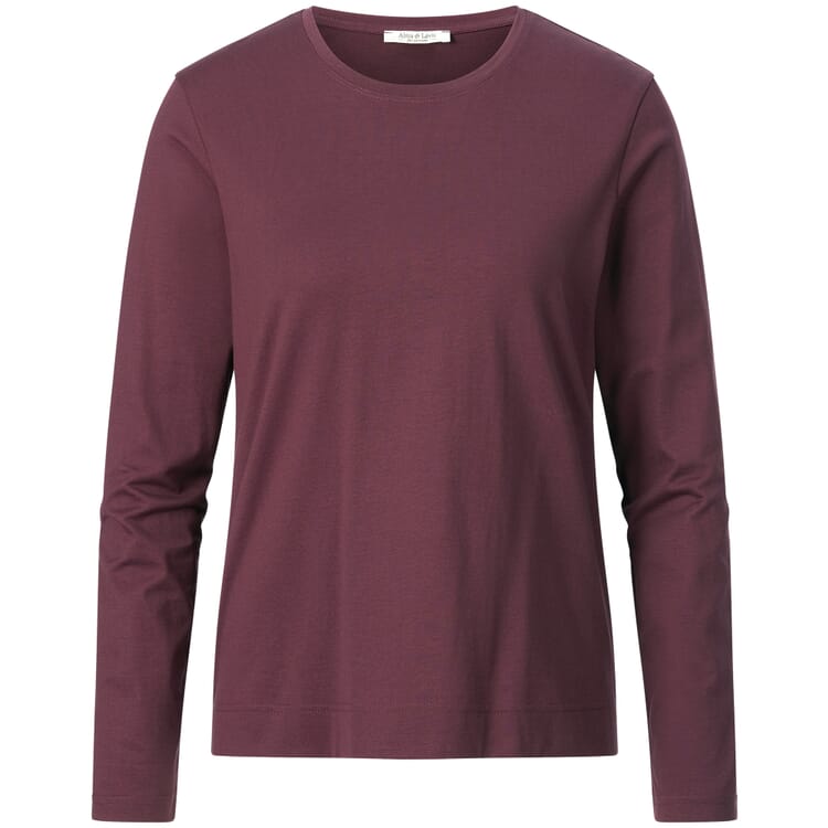 Women's Long-Sleeve Shirt, Bordeaux