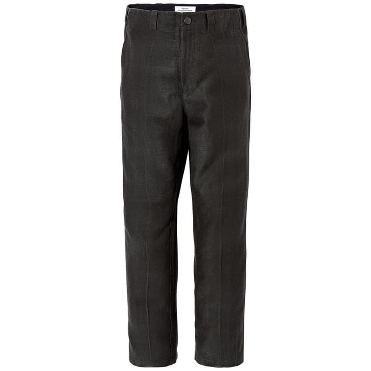 Men's trousers cropped waistband, Anthracite