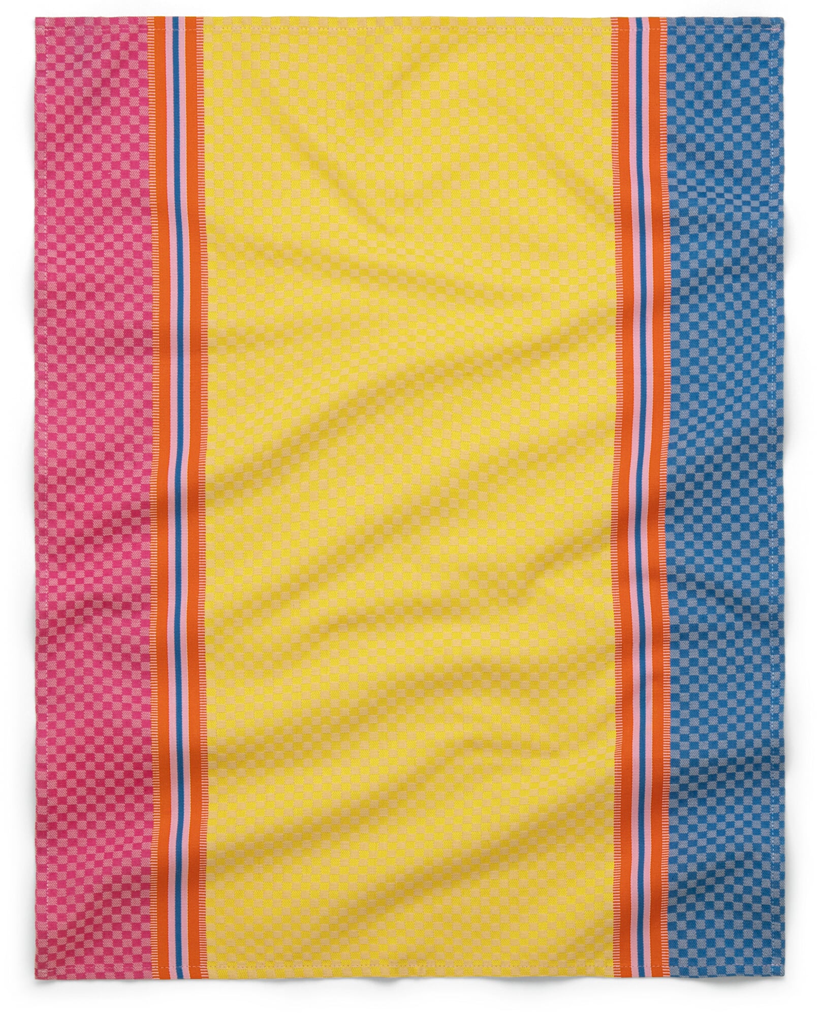 Coucke Geschirrtuch Banania | Gelb, 50x75 Cm | 100% Baumwolle, Saugfähig & Pflegeleicht