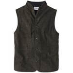 Chaleco de franela para hombre Marrón