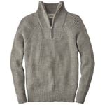 Troyen en tricot pour hommes Gris mélangé