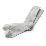 Chaussettes en laine pour homme Gris chiné