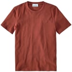 T-shirt da uomo in cotone Rosso-marrone