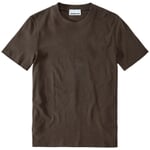 Herren-T-Shirt Baumwolle Braun