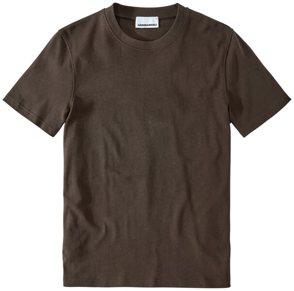Mens t shirt cotton Brown