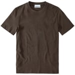 T-shirt i bomuld til mænd Brun