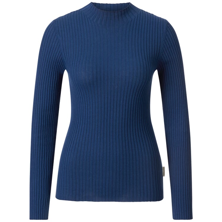 Ladies knit sweater, Blue