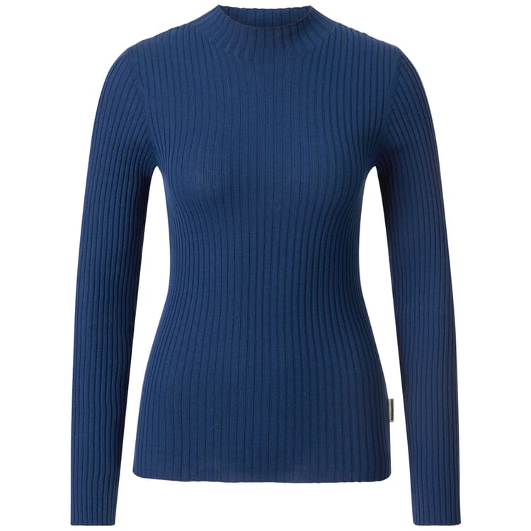 Strikket trøje til damer, Blue