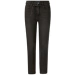 Dames stretch jeans Zwartbruin