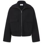 Chaqueta a la cadera para señora Negro
