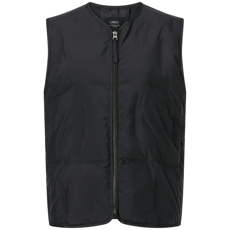 Gewatteerd damesgilet, Zwart