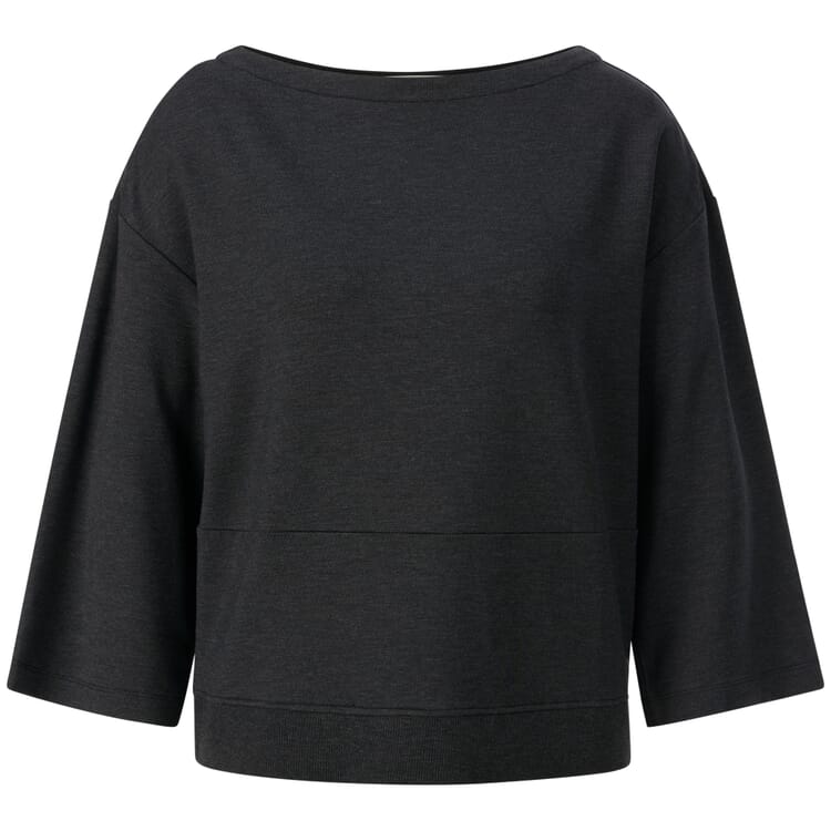 TENCEL™-skjorte til damer, Antracitfarvet melange
