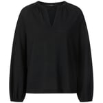 Damen-Blusenshirt Schwarz