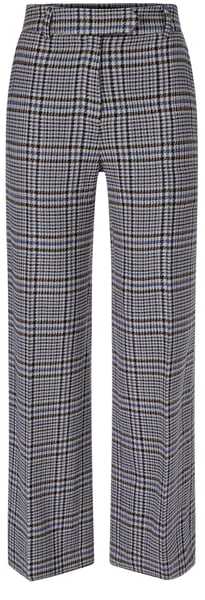 Damen-Marlenehose Karo Multicolor