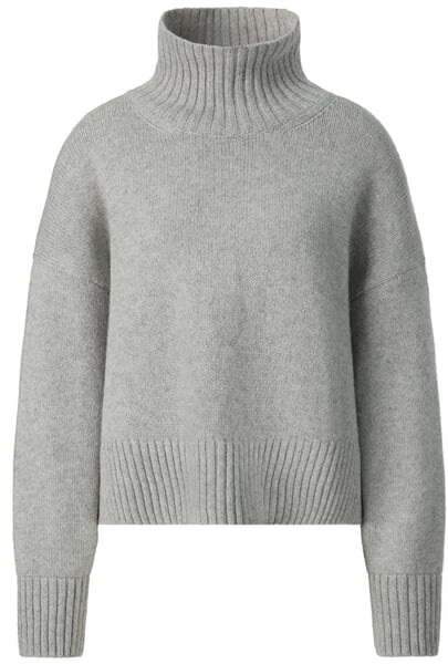 Oversized damestrui Grijs gemêleerd