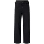 Cropped jeans til damer Sort